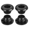 uxcell 10Pcs Rubber Grommets 10mm Mount Dia, for 8mm ID Rubber Hole Plugs Rubber Wiring Grommets for Firewall Cable Wire Protecting, Black...