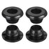 uxcell 20Pcs Rubber Grommets 10mm Mount Dia, for 8mm ID Rubber Hole Plugs Rubber Wiring Grommets for Firewall Cable Wire Protecting, Black...