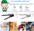 8Pcs Mini Keychain Screwdriver,Outdoor Portable EDC Multifunction Screwdriver Set Flat Head & Phillips Screwdriver Wrench Tool with Key Ring...