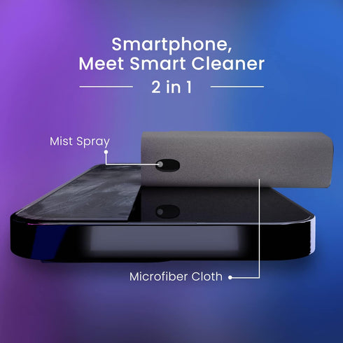 Screen Cleaner Spray and Wipe by EVEO - Computer Screen Cleaner, Laptop Screen Cleaner, Car Screen Cleaner MacBook & iPad Screen Cleaner, iPhone C...