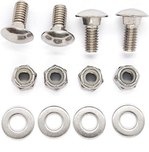 4pack Skid Slide Shoe Mounting Bolts Kit 710-0451 712-04063 736-0242 Replacement C-ub Cadet MTD Snow Blower 784-5580 (5/16-18) 3/4"...