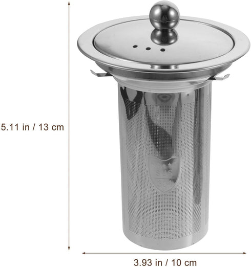 HEMOTON 2pcs Teapot Tea Strainer Tea Leaf Strainer for Loose Tea Filter Teapot Mesh Strainer Seasonings Strainer Tea Infuser Insert Loose Leaf Tea...