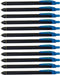 Pentel EnerGel Kuro Liquid Gel Pen, (0.7mm) Medium line, Sky Blue Ink, 12 Pack (BL437R1-S)...