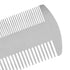 1Pc Silver Dual Action Stainless Steel Credit Card Size Comb Pocket Comb Anti-Static Hair Comb Beard Mustache Comb For Man Beauty and Personal Car...