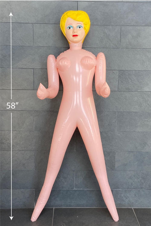 Inflatable Blow Up Doll for Parties, Pranks, Bachelor, Halloween, Birthday, Gag Gift, Holidays - GINGER 58" (Judy)...