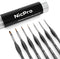 Nicpro 7 PCS Micro Fine Detail Paint Brush Set, Small Miniature Fine Tip Detail Brushes Kit for Acrylic Oil Watercolor, Models, Paint by Numbers, ...