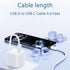 DTOL USB C to USB C Cable (6.6ft Nylon Braided), 60W/45W/36W/30W/20W/18W Fast Charging, Compatible with iPhone15/iPad/MacBook, Samsung and More...