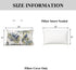 YOUR SMILE Chenille Embroidery Cotton Linen Throw Lumbar Pillow Case Cushion Cover Home Office Decorative Rectangle 12 X 20 Inches (Green Leaves)...