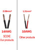 3FT 14AWG Ring Terminal to SAE Harness Quick Connect/Disconnect Assembly, 20A Fuse...