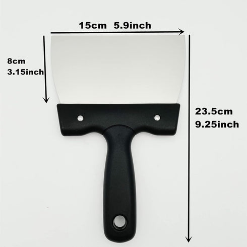 Coating Spatula for Chocolate Scraper Stainless Steel Dough Scraper (small)...