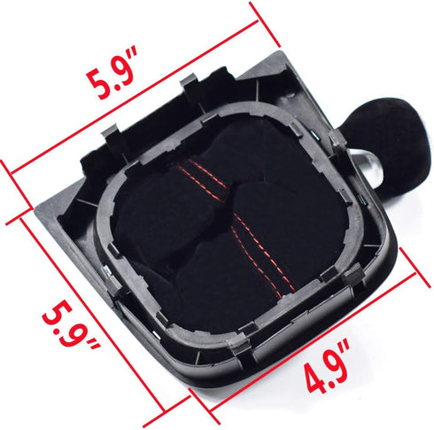 6 Speed Shift Knob Boot Cover Suede Leather for VW Golf 5 6 MK5 MK6 R32 GTI...