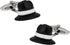 Fedora Hat Cufflinks with Presentation Box...