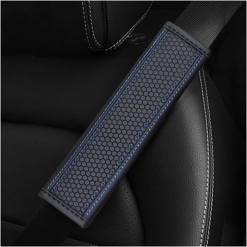 2PCS Car Seat Belt Cover, Soft Comfort Breathable Automotive Safety Seatbelt Shoulder Strap Covers Harness Pads Cushion Protect Your Neck and Shou...