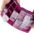 Ice Cube Tray, Silicone Square Ice Trays Easy Release Stackable Ice Cube Mold with Removable Lid, 24 Cavity (2 Pack, Purple)...
