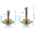 4PCS Rocking Chair Bearing Screws 2pcs(M8x45mm M8x55mm) Furniture Hardware Accessories Mechanical Bearing Iron...