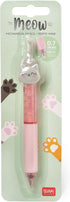 Legami - Meow Mechanical Pencil, Diameter 1.2 cm, 1 Lead 0.7 mm HB Included, Ergonomic Silicone Handle, Precise Writing...