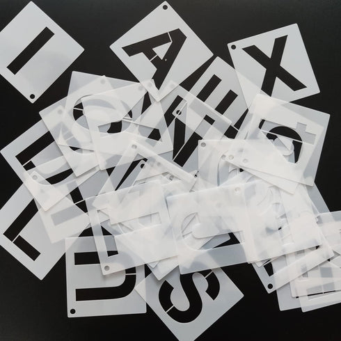 2 Inch Letter Stencils, Stencil Letters, Alphabet Stencils, Reusable Letter Stencils, Alphabet Art Craft Stencils, Letter Stencils and Numbers, Re...