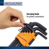 MichaelPro MP001048 Ball End Hex Key Set, 9pc Allen Wrench Set in Metric, Comes with a Convenient Storage Holder with Hook...