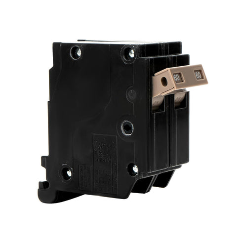 2-pole 60 Amp,10Kaic, 120/240V,3/4 Inch Plug-in Plastic-case Circuit Breaker (5 Years War)...