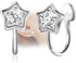 Star Non-Piercing Earrings - Sterling Silver Hypoallergenic Stars Ear Cuffs Cartilage Earrings Cubic Zirconia Clip On Earrings Simple Minimalist E...