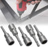 5Pcs Power Nut Driver Set 1/4 Inch Hex Shank 65mm Length Diameter 13mm Magnetic Quick Change Socket Nut Impact Driver Adapter Power Nut Driver Rep...