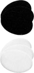 OVENTE 2 Liter Electric Deep Fryer FDM2201BR Charcoal and Oil Vapor Replacement Filter Set Pack of 3, White and Black ACPFDM2203...