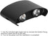 LED Wall Sconce, Wall Lights, LED Wall Lamp Waterproof Modern Sconce Light Indoor Outdoor Decoration 90?265V 4W Black Shell (warm light)...