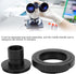 070 Microscope Lens Adapter Ring Portable 23.2mm Microscope T Mount Extension Tube T2 Mount Adapter Ring for Canon E Mount Camera Microscope Lens...