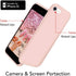 IceSword iPhone SE 3 Case 2022 - Silicone Sand Pink, Liquid Gel Rubber Cover, Drop Protection 4.7" iPhone SE 3...