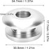 Shift Knob Limiter, Universal Car Shift Knob Boot Retainer Limiter Shifter Shifting Head Buckle Stopper (Silver)...