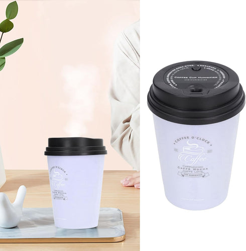 Coffee Cup Humidifier, Compact Lightweight Cute Desktop Humidifier for Baby Bedroom Travel Office Home Use...