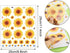 135 Pcs Sunflower Wall Sticker, Removable 3D Waterproof Decor for Kids, Mother's Day, Bathroom, Kitchen - Decorative Decals...