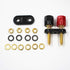 4Pcs Banana Plug Jack Female Socket Gold Plated Terminal Binding Post Dual 4mm Banana Plugs Connector for Speaker Amplifier Terminal...