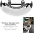 aqxreight - Motorcycle Rear View Mirror 180 Degree Wide-angle Rear View Mirror Blind Spot Side Mirror Universal...
