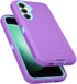 for Samsung Galaxy S23 FE 5G Case, Triple Layer Heavy Duty Armor Rugged Drop Protection Shockproof Protective case for Galaxy S23 FE 5G 2023, Purp...