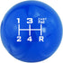 Lunsom 5 Speed Shift Knob, Ball Gear Shifting Stick Lever Knobs Fast Gear Shifter Handle Fit Most Manual Automatic Car Transmission (Blue)...