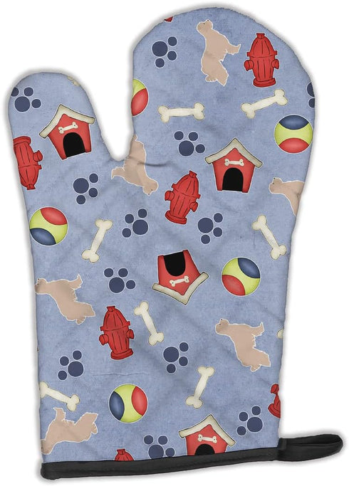 Caroline's Treasures BB3918OVMT Pyrenean Shepherd Dog House Collection Oven Mitt Heat Resistant Thick Oven Mitt for Hot Pans and Oven, Kitchen Mit...