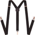 Suspenders for Men and Women Adjustable Elastic 1 inch Wide Leather Heavy Pants Strong Metal Clips Suspender Costume...