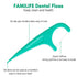 FAMILIFE Floss Picks, 240 Count Mint Dental Floss Cleaner, Tooth Picks Flossers with 4 Travel Handy Cases, Helps to Fight Tooth Decay and Keep You...