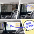ggomaART Car Side Window Sun Shade - Universal Reversible Magnetic Curtain for Baby and Kids with Sun Protection Block Damage from Direct Bright S...
