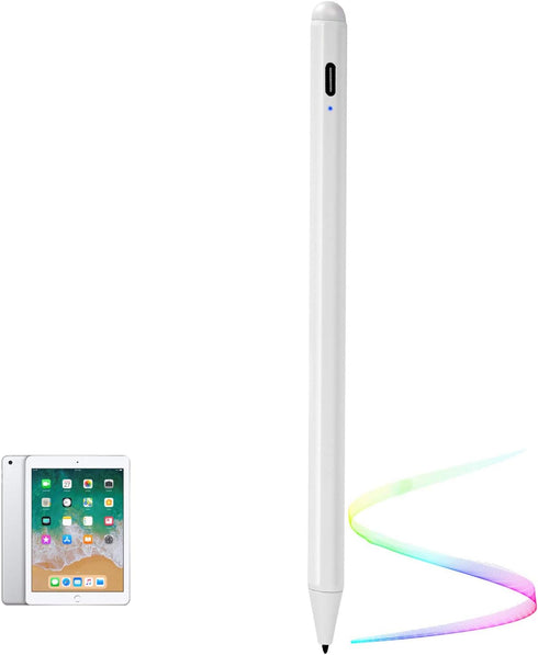 iPad 10th/9th/8/7 Generation 10.2" Stylus Pen with Palm Rejection, Active Stylus Digital Pen Rechargeable with Sensitive Plastic Fine Point Stylus...
