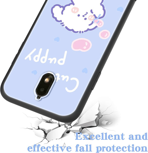 for Hot Pepper Serrano 3 Phone Case, for Hot Pepper Serrano 3 (A95B/A95C/A95J) Cover Fun Cute Dog Design Cartoon Animal Style with Lanyard Slim So...