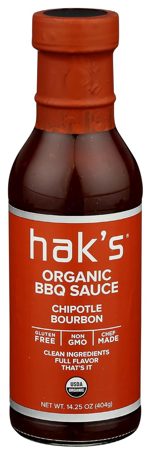 HAKS Organic Chipotle Bourbon Bbq Sauce, 14.25 OZ...