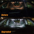 White LED Interior Lights Kit for Honda Odyssey 2011 2012 2013 2014 2015 2016 2017 Super Bright 6000K LED Interior Light Bulbs Package + License P...