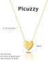 Heart Necklaces for Women, Dainty 14k Gold Necklace Silver Heart Necklace Simple Choker Necklaces for Women Trendy Jewelry Cute Gifts...