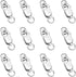 925 Sterling Silver Lobster Claw Clasp 12pcs with Closed Jump Rings, Small Connector with Jump Ring for Necklaces Jewelry Bracelet Making Supplies...