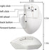 ELECOM Bluetooth Mouse Ergonomic Shape, Silent Click, 18-Month Battery Life, 2000DPI, 5 Buttons with Tilt Wheel, Optical Sensor, Compatible with P...