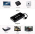 4-in-1 HDMI Adapter, Synchronous HDMI to VGA DVI HDMI Display Converter with Audio, 1080p Video for Laptop, Monitor, Projector (Black)...