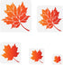 FINGERINSPIRE 5PCS Maple Leaf Stencils 3.9/5.9/7.9/9.8/11.8inch Square Leaves Painting Stencil Autumn Plants Stencil Plastic PET Drawing Template ...