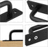 2 Pack Barn Door Pulls 5 inch Garage Handles Long Base Handle Pull for Shed, Gate with Mounting Screws(128mm,2 Pack)...